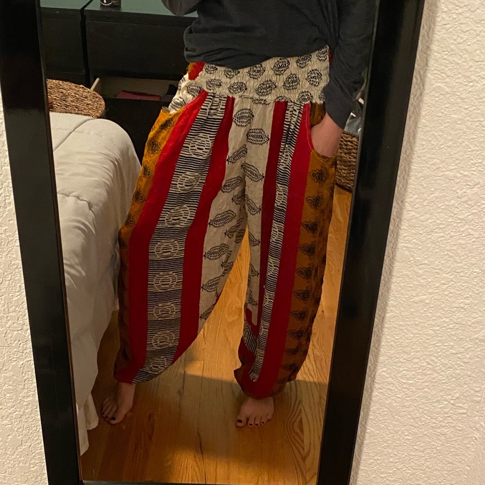 Handmade earthbound harem pants